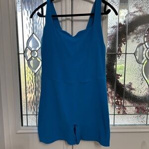 All in Motion Vibrant Blue Romper size large - NWT